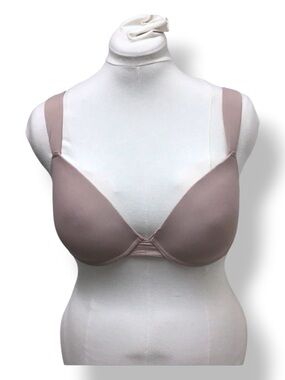 Lucky Brand Women’s Full Figure Comfort Strap Lace Back Bra, Taupe, size 38C